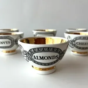 Fornasetti セット Fornasetti | Dining | Piero Fornasetti Set Of Six Bar Snack